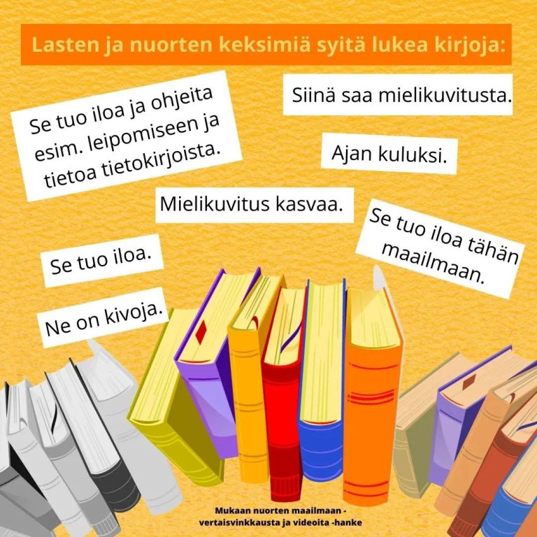 Mukaan nuorten maailmaan – vertaisvinkkausta ja videoita -hanke